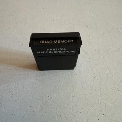 HP QUAD MEMORY ROM MODULE HP 82170A FITS HP- 41C WORKS PERFECTLY