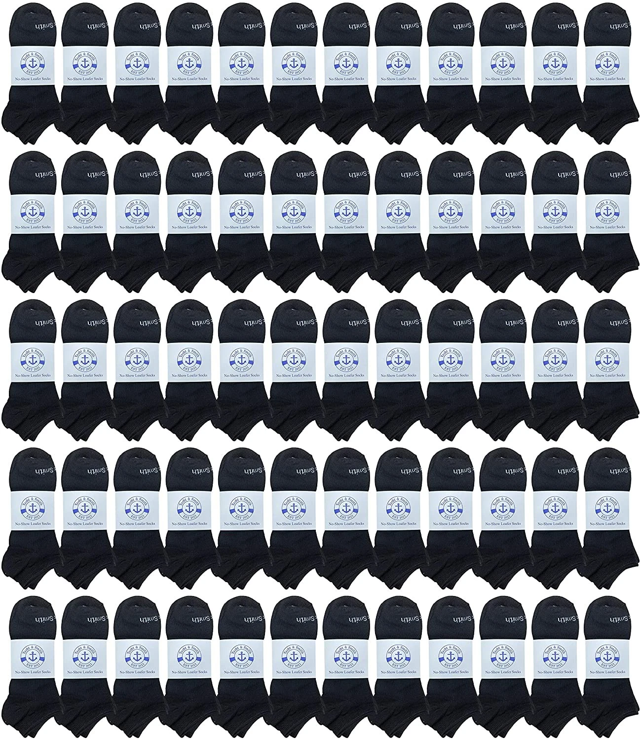120 Pairs Yacht & Smith Low Cut Socks Thin Comfortable Lightweight Sport Socks