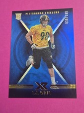 2017 Panini XR - Rookies T.J. Watt #134 Blue /199 (RC)