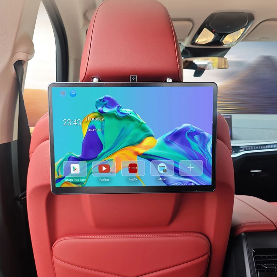 4GB+64GB TV Screen For BMW X7 M60i 2025 Headrest WiFi Android Car Pillow Monitor - Image 2 of 4