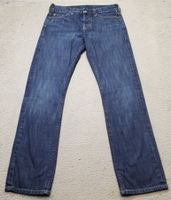VTG Levi's 501 Jeans Mens 28x32 Blue Selvedge Denim Straight Leg Button Fly USA