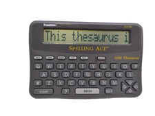Franklin Spelling Ace with Thesaurus, SA-98, works