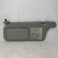 1996-2000 Honda Civic Sun Visor Driver Left Side Lh Gray Cloth Shade Oem