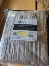 Odelia Distressed Beig3 Semi-Sheer Tab Top Curtain Panel, 50" X 84", Stone NOS