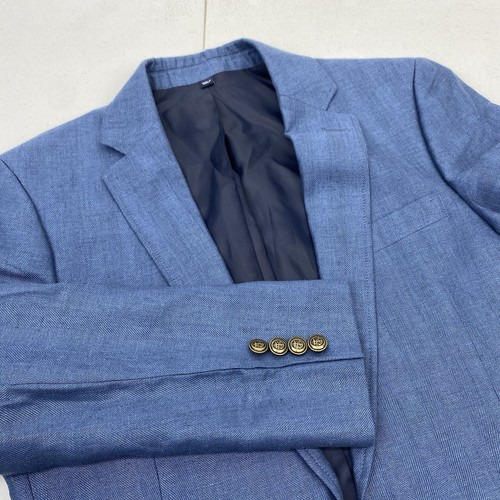 J. Crew Blazer Mens size 34R Sport Coat Casual Jacket Suit Slim University linen