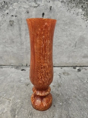 RRR RARE VINTAGE ART DECO GOLD LAVA COLOR CATALIN 987g  BEAUTIFUL VASE