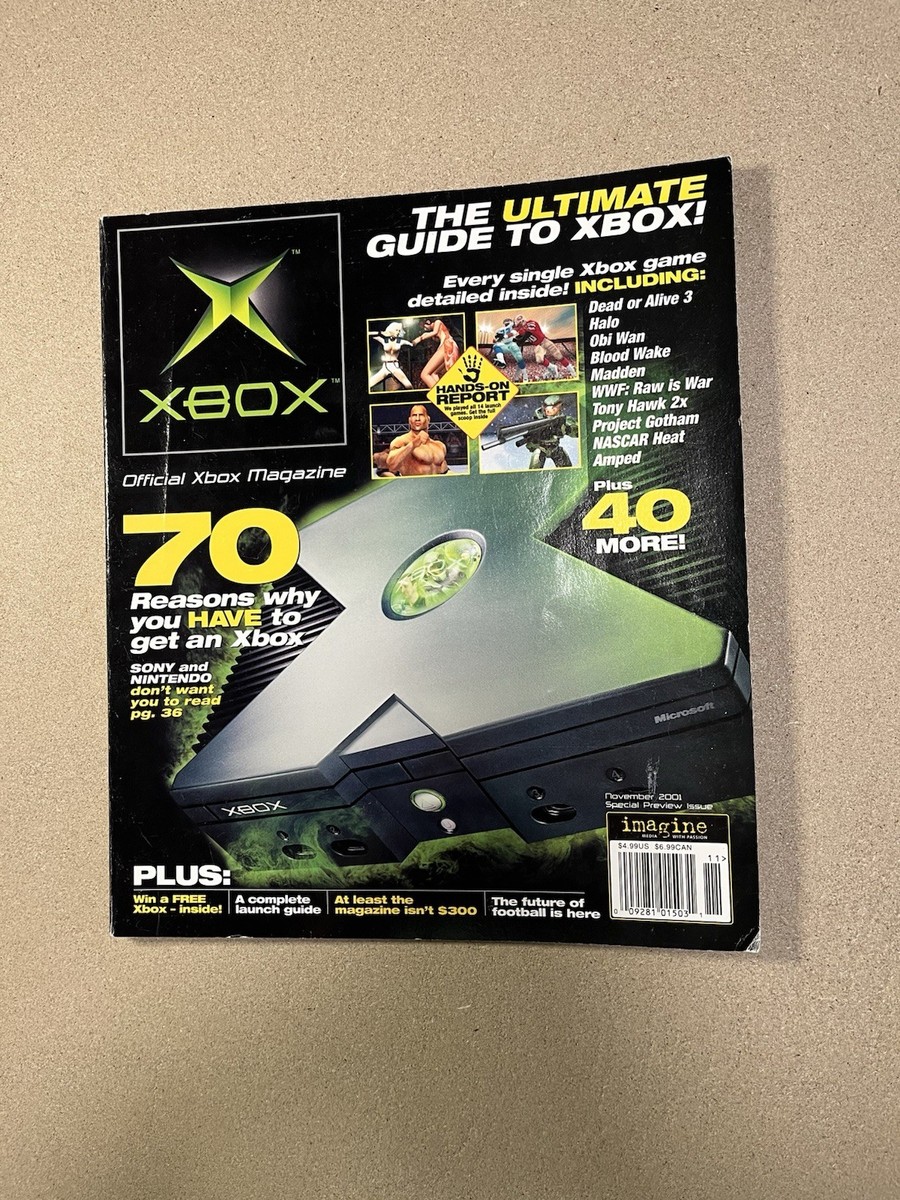 Xbox Official Magazine Premier Issue November 2001 RARE | eBay