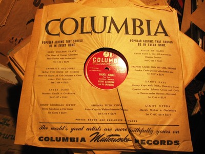 Benny GOODMAN Orchstra SWING Benjie's Bubble/ A gal in Calico Columbia 37187