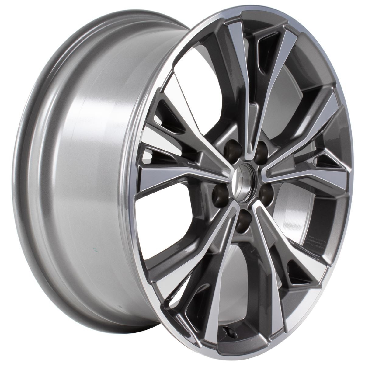 Jante 18 pouces Ford design 5x2 branches Dark Machined pour vos voyages et week-ends