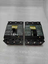 Square D FHL36000M 100 A Circuit Breaker Molded Case LOT OF 2 PCS FREE SHIPPING
