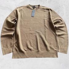 Banana Republic Mens Large Garment Dyed Crew Neck Long Sleeve Cotton Sweater