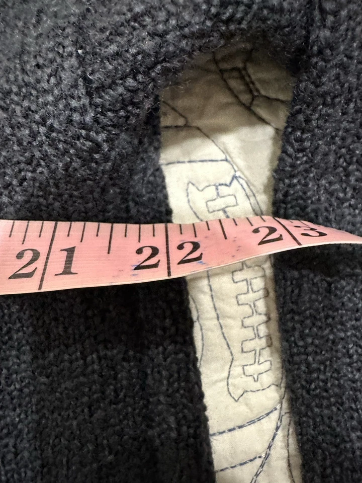 Suéter FLAX Mujer 100% Lana Negro Talla S/M Bolsillo Foto 3 de 4