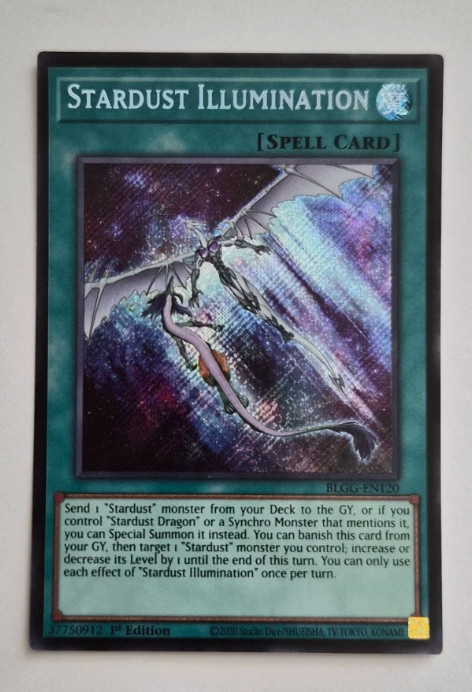 Stardust Illumination - BLGG-EN120  - Secret Rare - Glorious Gallery - NM/M