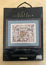 *READ*Dimensions Antique Bear Collectibles Gold Collection Cross Stitch Kit 3756