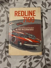 Redline 7100 W.E. Butterworth 1968 Hardcover A Flying Wheels Book Ex-Library