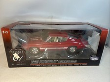 Highway 61 1968 Plymouth Barracuda 1:18 Diecast Muscle Car Boxed