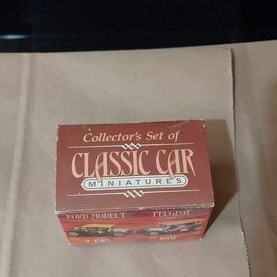 Classic Car Miniatures Diecast Cars Ford, Peugeot, Fiat, Rolls-Royce 1901-1914