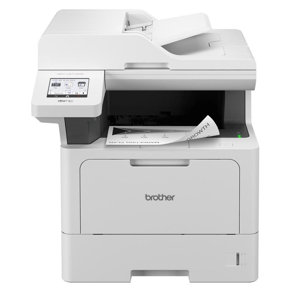 Brother Mfc-L5710dw S/W-Laserdrucker Scanner Kopierer Fax Lan Wlan Mfcl5710dwre1 - Bild 3