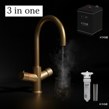 3 or 4 in 1 Instant Boiling Hot Water Tap | Full Kit With Tank & Filter Swan Nec