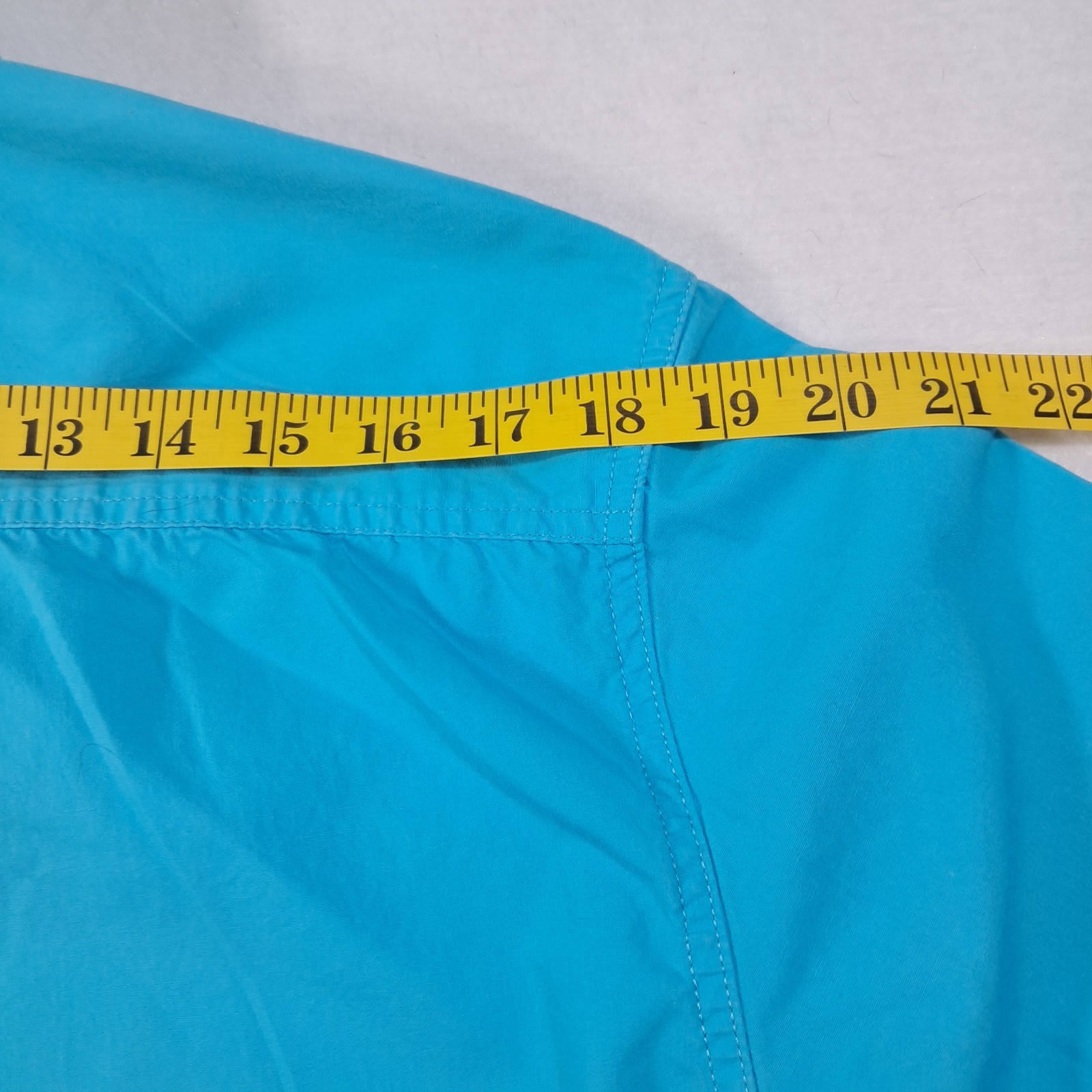 Chaps Button Down Light Blue Long Sleeve Dress Sh… - image 10