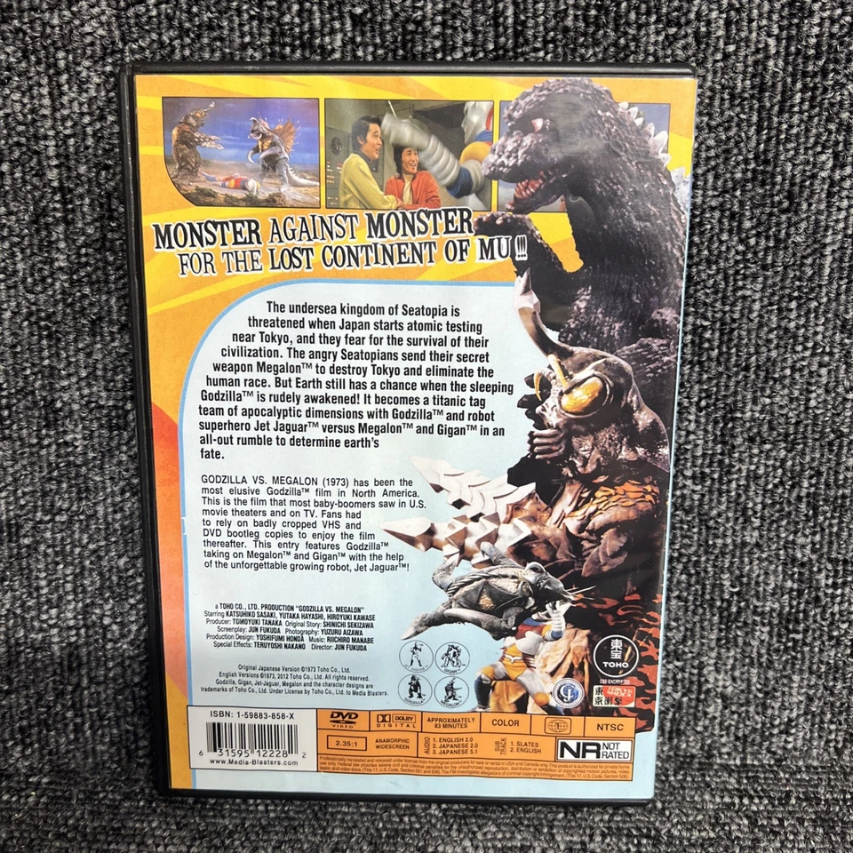 GODZILLA VS MEGALON [DVD] RARE R1 USA VERSION vgc Freepost In Uk - Image 2 of 2