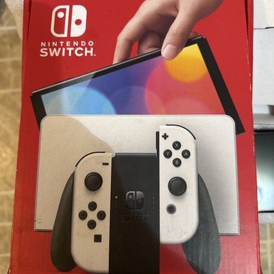 Nintendo Switch OLED Model HEG-001 Handheld Console - 64GB - White