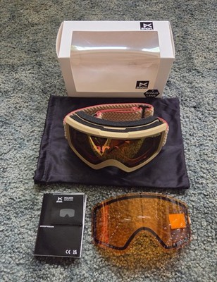 ANON Helix 2.0 -Summit Taupe - Ski / Snowboard Goggles w/Bonus Lens