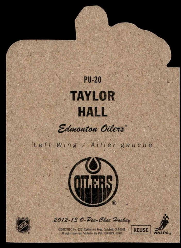 2012-13 O-Pee-Chee Pop Ups Taylor Hall Edmonton Oilers #PU-20 - Image 2 of 2