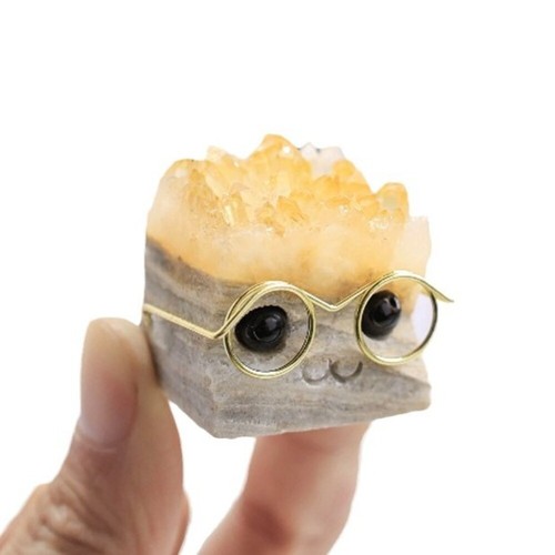 Small Animal Natural Stone Crafts Hand-carved Diy Decoration Desktop - Picture 5 of 22