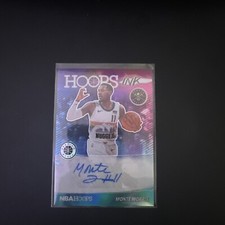 2019-20 Panini NBA Hoops Premium Stock - Hoops Ink Flash #HI-MON Monte Morris