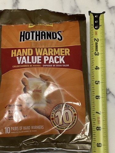 Calentadores de manos HotHands Value Pack HH210PK - 10 piezas *NUEVO Y SELLADO* paquete - Imagen 4 de 4