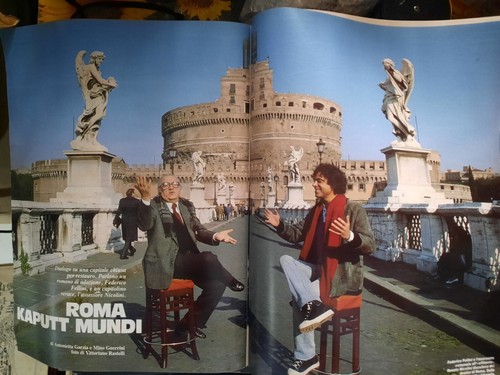 EPOCA 1984 Federico FELLINI e Renato NICOLINI=MILLY CARLUCCI=SANDRO PERTINI=HART - Foto 4 di 4