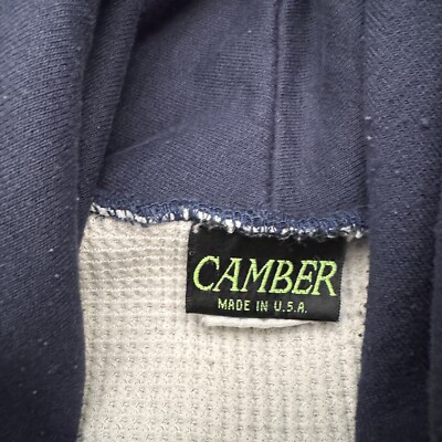 VTG Camber XL Double Face Hoodie Thermal Layered USA Made Grunge
