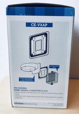 Clinton Electronics Vandal X Series CE-VXAP Wall Mount Bracket -  New, Sealed