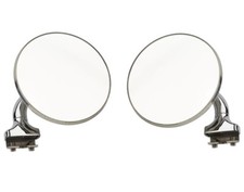 4 Peep Mirror Car Truck Hot Rod Street Rod Vw Stainless Steel Ss Universal 2pcs 4 Peep Mirror Car Truck Hot Rod Street Rod Vw Stainless Steel Ss Universal 2pcs