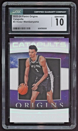 VICTOR WEMBANYAMA 2023-24 Panini Origins Catapults #3 CGC-10