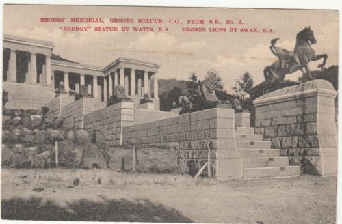 CGH: EDVII Postcard, Rhodes Memorial, Groote Schuur: Cape Town-Kimberley, 1911 - Afbeelding 1 van 2