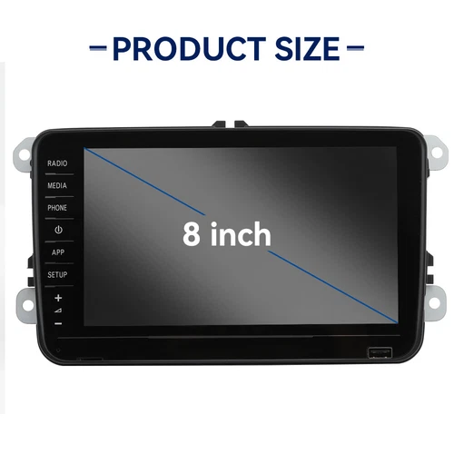 8 inch Autoradio Stereo RCD330 RCD880 Carplay Android Auto Für VW Golf Tiguan CC - Bild 5 von 16