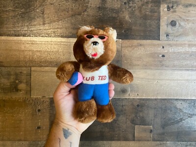 Club Ted Plush Bear VTG 1989 Small 8