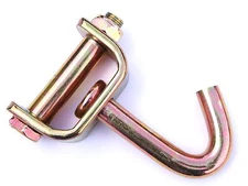 2ea J Finger Hook Idler Fittings f 2" Web Auto Hauler Ratchet Strap Tie Down med
