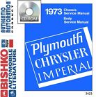 1973 Chrysler Plymouth Shop Service Repair Manual Cd