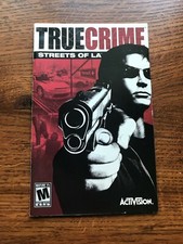 True Crime Streets of LA PS2 Playstation 2 Instruction Manual Only