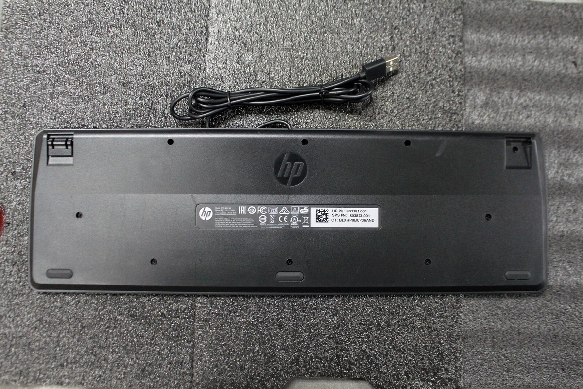 25 x Genuine HP SK-2120 SLIM Black Business USB 104-Key Keyboard