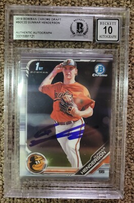 gunnar henderson 1st bowman mojo topps mlb Chrome FT&frasl;FS: Gunnar Henderson 1st Bowman Chrome Auto : r&frasl;baseballcards
