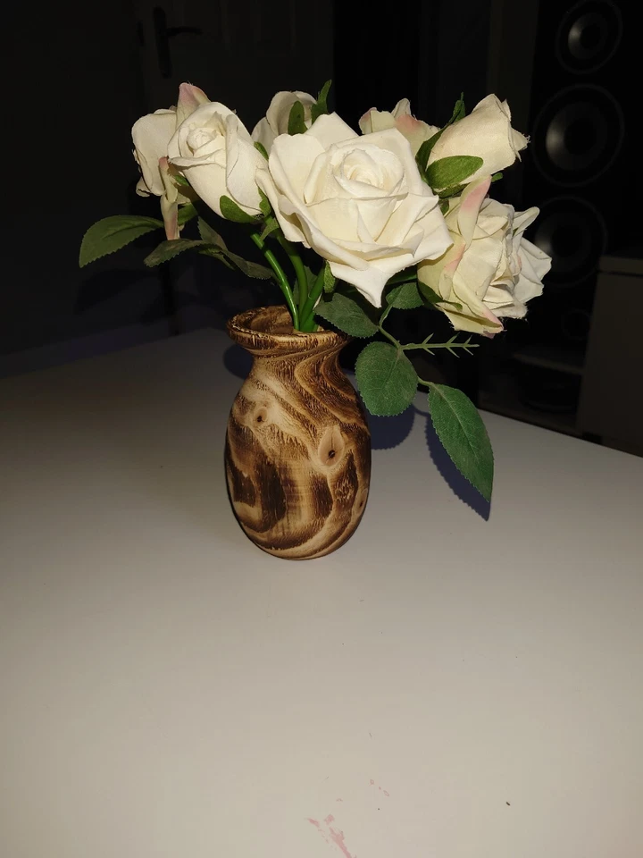 Handmade wooden Vases - Image 3 of 4