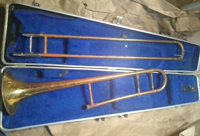 Holton Collegiate Trombone, with case and mouthpiece, USA