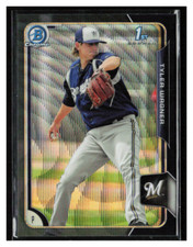 2015 Bowman Chrome Asia Black Wave Ref #BCP143 Tyler Wagner