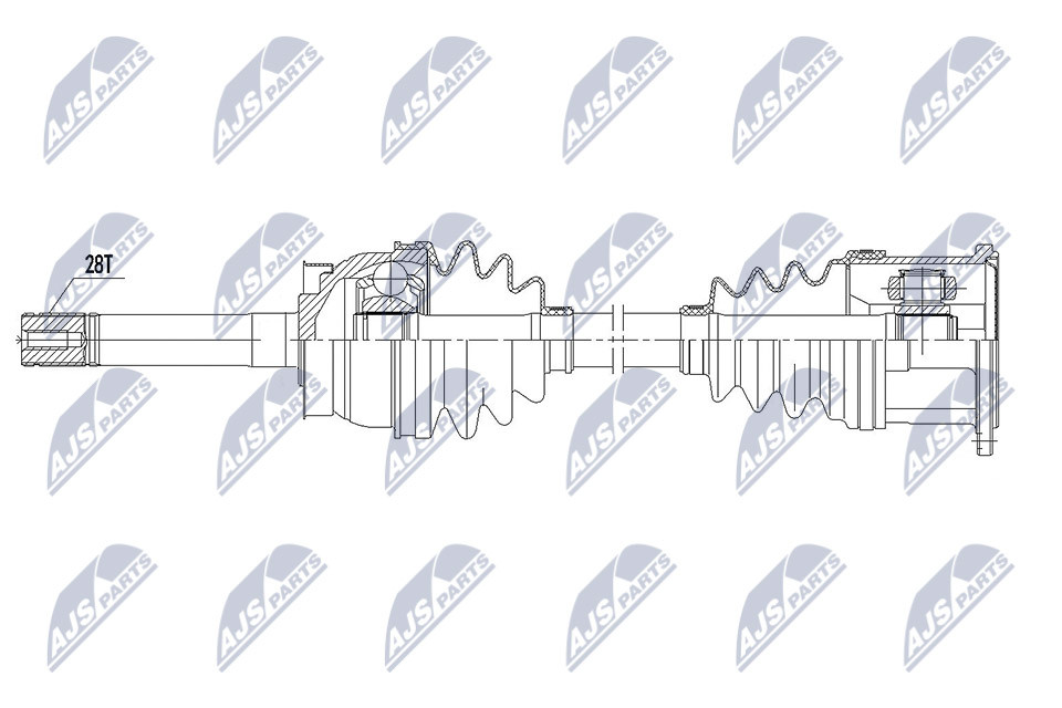 NPW-NS-104 NTY Drive Shaft for NISSAN
