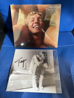 AUSVERKAUFT TROYE SIVAN ETWAS ZUM SCHENKEN DELUXE CD HANDSIGNIERTE POSTKARTE