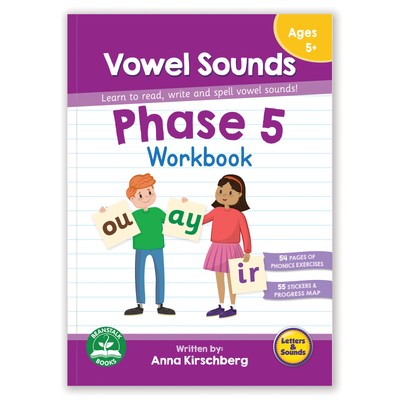 Junior Learning Phase 5 Vowel Sounds Workbook, Multi